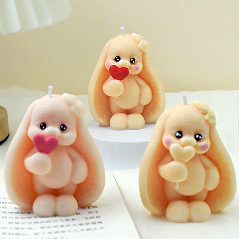 Resin Craft Projects - Moldes de silicona de conejo de