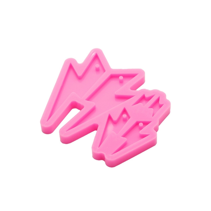 Resin Craft Projects - Pendientes relámpago, molde silicona para bricolaje,