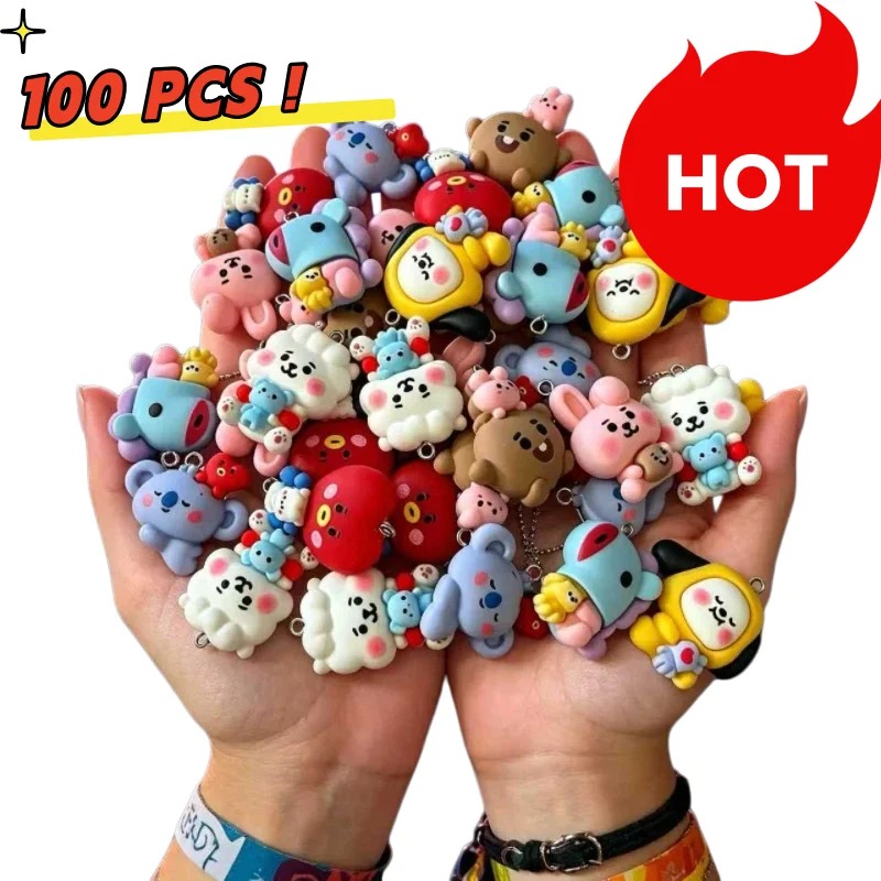 Resin Craft Material - 7 piezas de dijes de resina