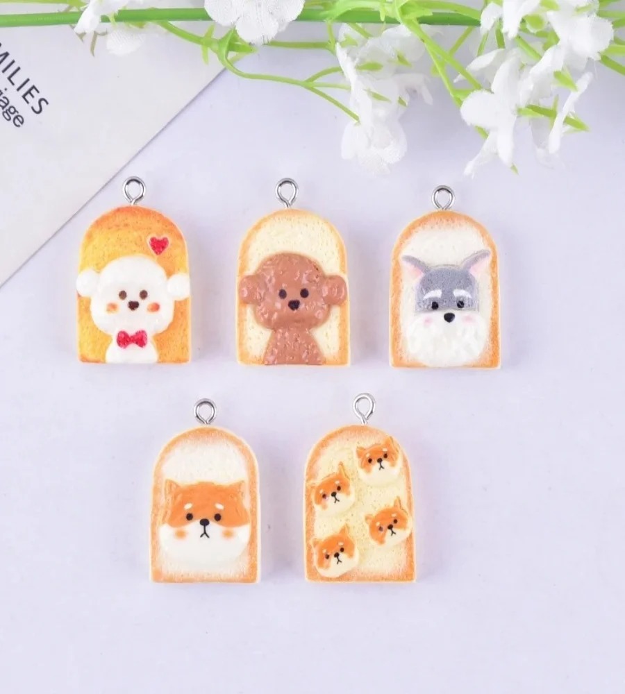 10 piezas de bonitos colgantes - Resin Craft Material reseña y precio