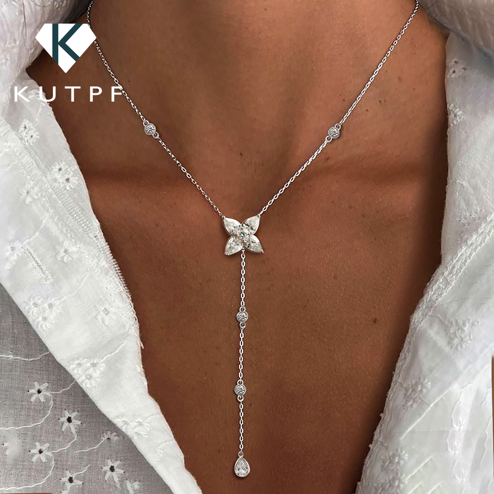 Collar con colgante de moissan - Bezels Set Pendant reseña y precio