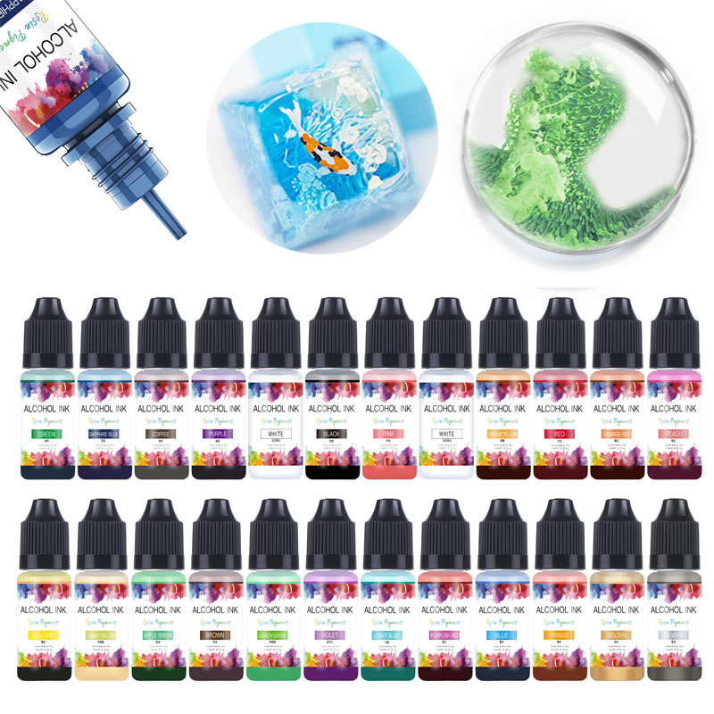 Tinta artística de 10ml, pigme - Resin Dye Alcohol reseña y precio