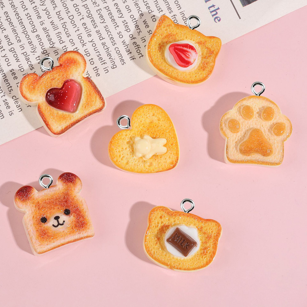 10 piezas de dijes de resina c - Resin Craft Projects reseña y precio