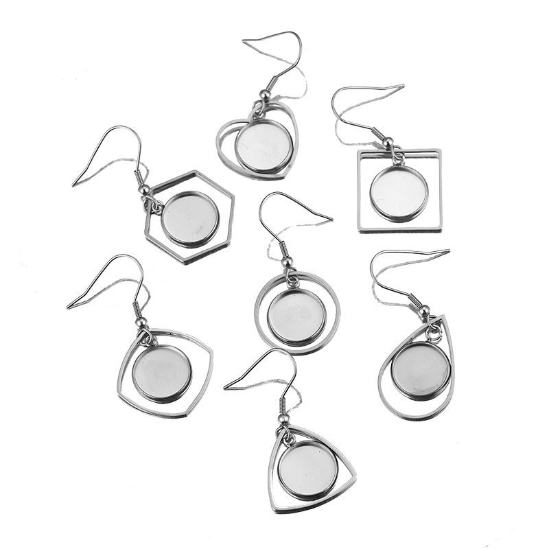 Bandeja de acero inoxidable co - Bezels Set Pendant reseña y precio