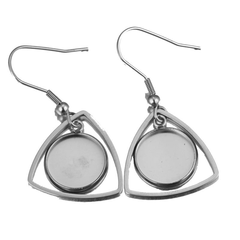 Bandeja de acero inoxidable co - Bezels Set Pendant reseña y precio