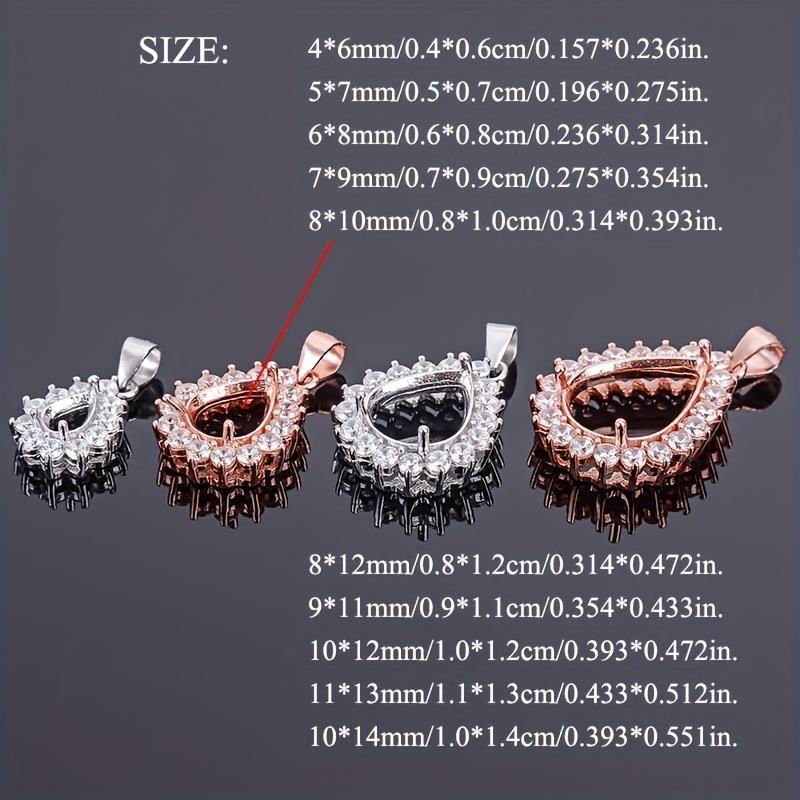 1 unidad de ajustes de bisel d - Bezels Set Pendant reseña y precio