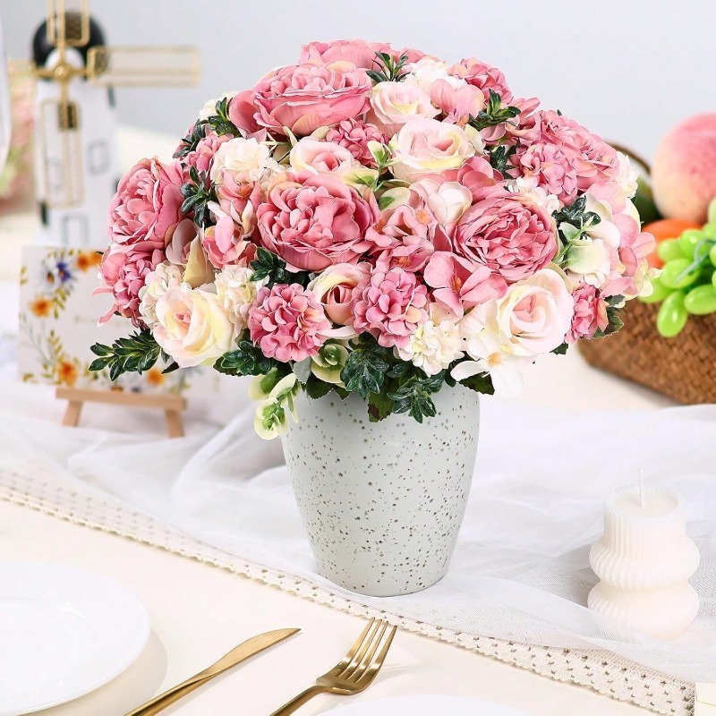 Ramo de rosas artificiales de  - Dried Flower Bulk reseña y precio