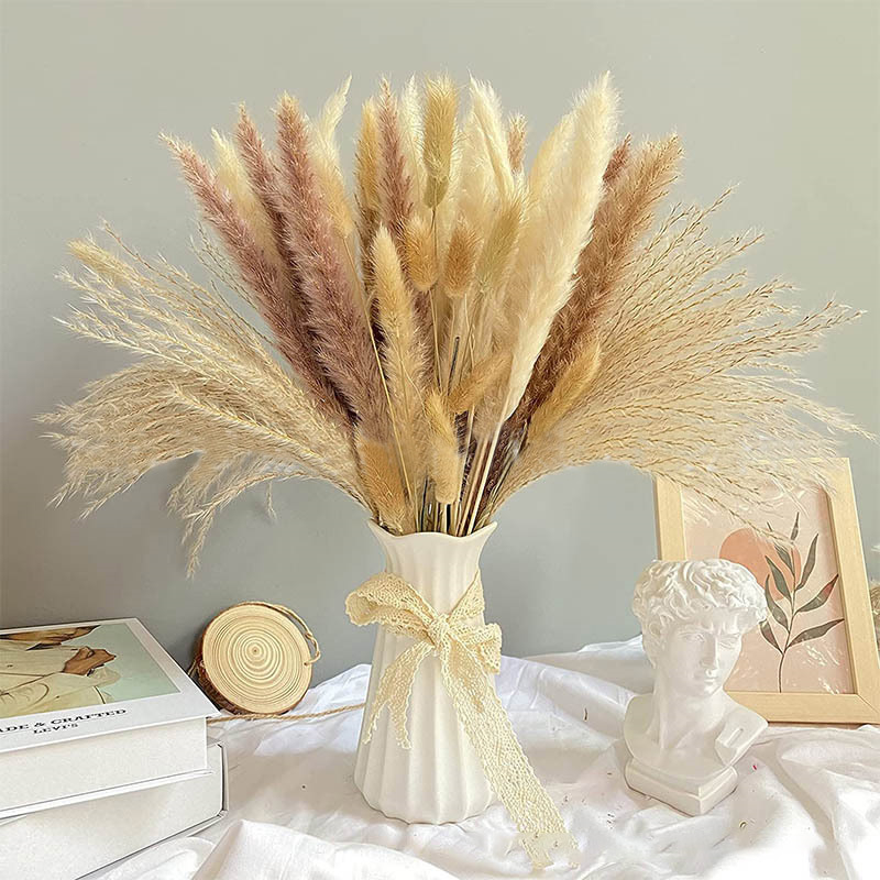 Ramo de hierba de Pampas secas - Dried Flower Bulk reseña y precio