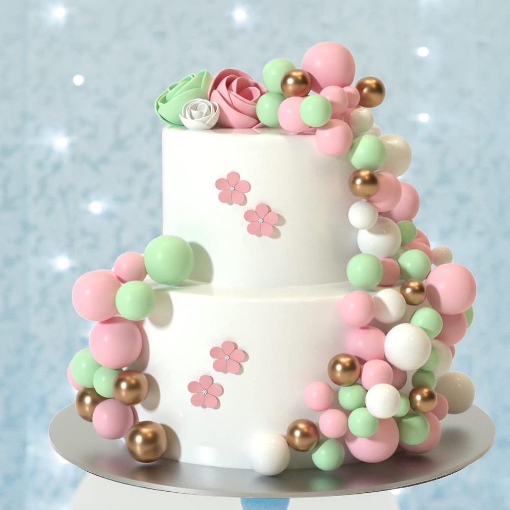 20 piezas pastel de feliz cump - Gold Foil Flakes reseña y precio