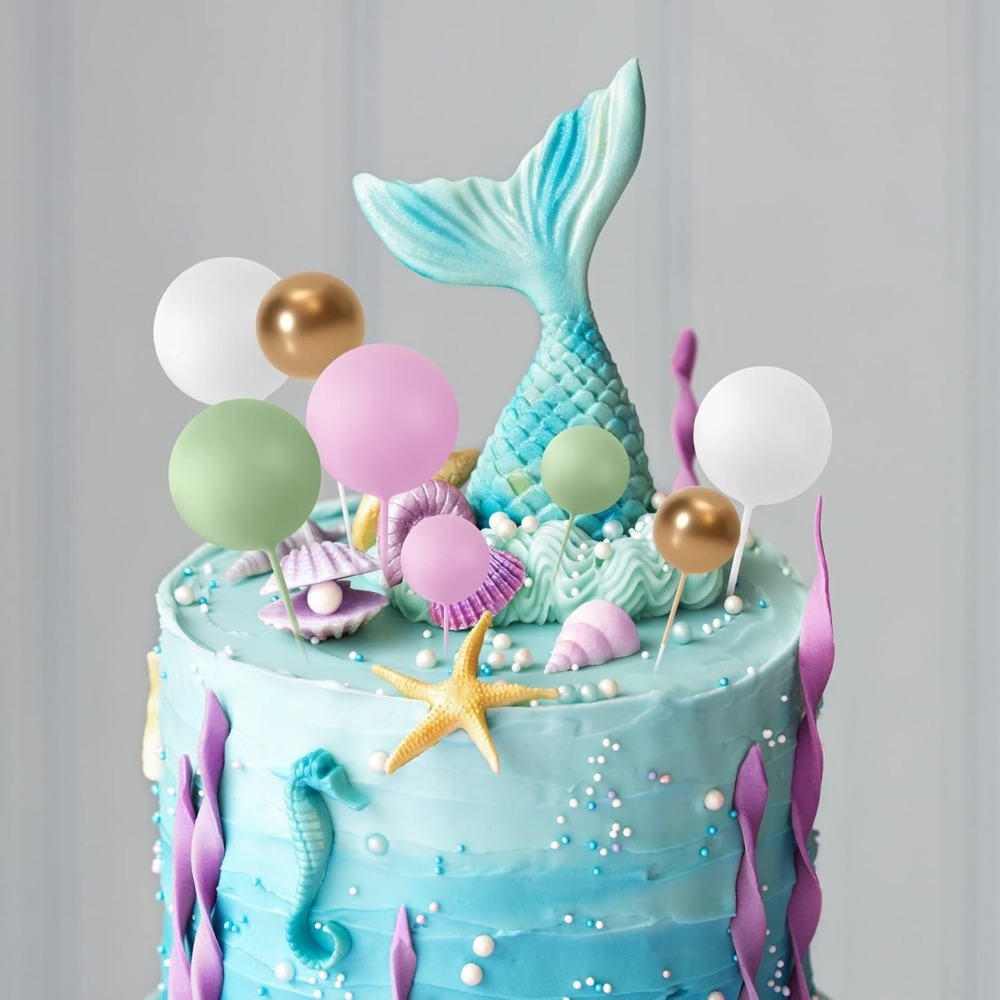 20 piezas pastel de feliz cump - Gold Foil Flakes reseña y precio