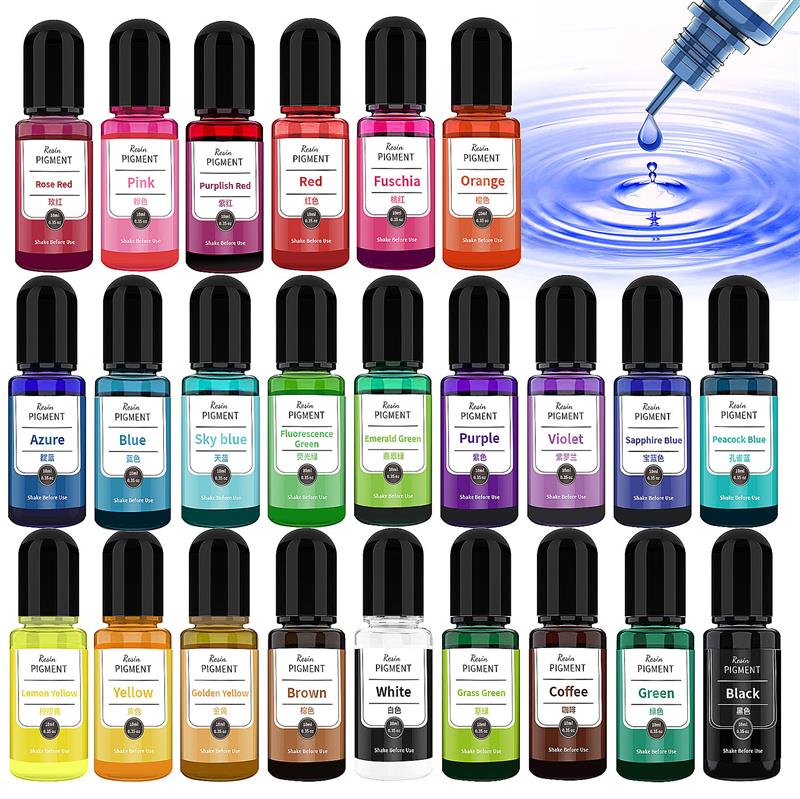 Tinta de Arte de 24 colores, p - Resin Dye Alcohol reseña y precio
